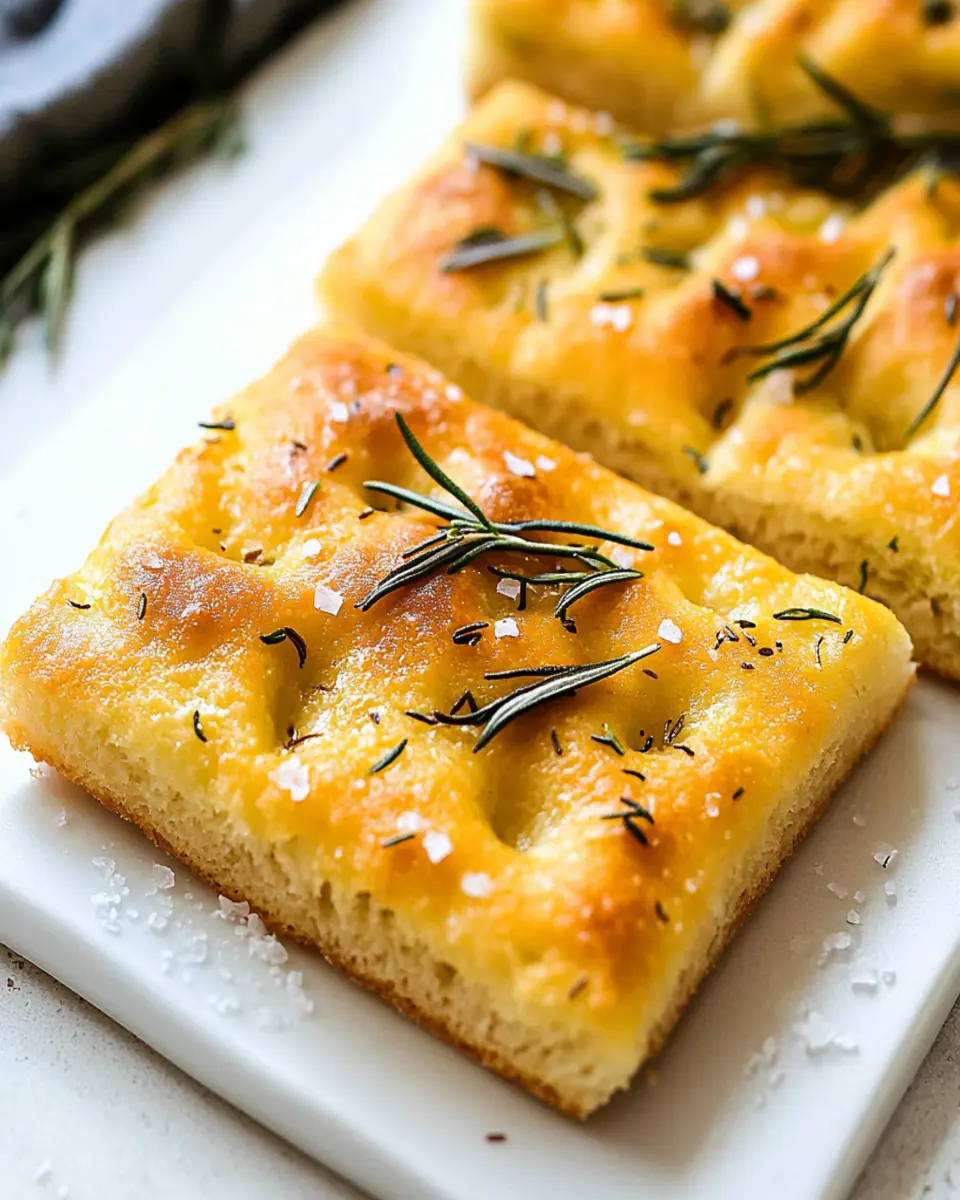 Rosemary Focaccia First Image First Image