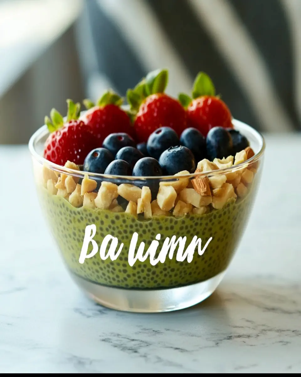 High Protein Matcha Chia Pudding for Energy-Packed Mornings First Image First Image