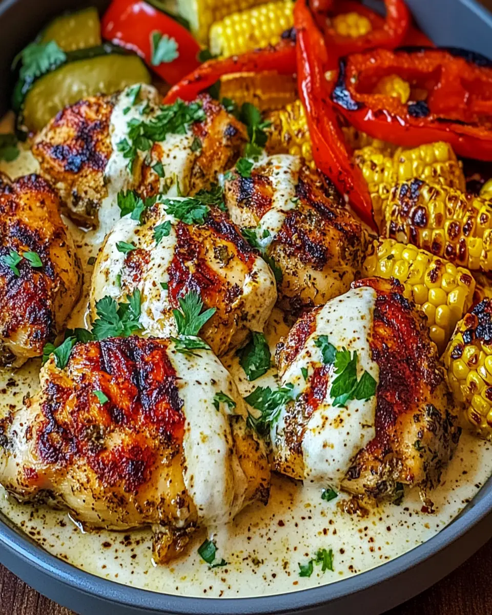 Turkish Chicken with Creamy White Sauce First Image First Image