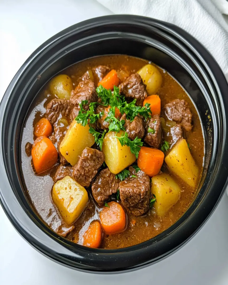Crockpot Beef Stew First Image First Image