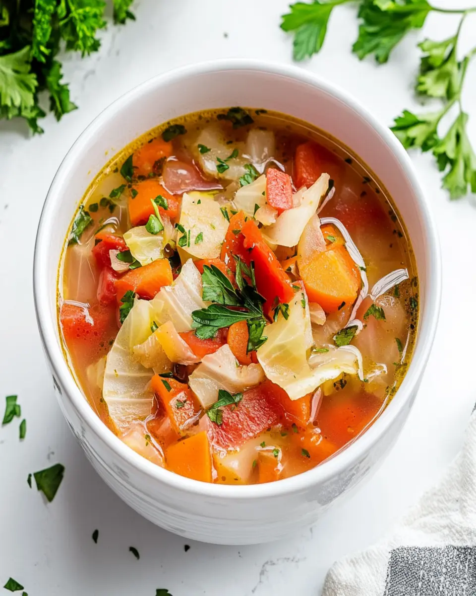 Instant Pot Cabbage Vegetable Soup First Image First Image