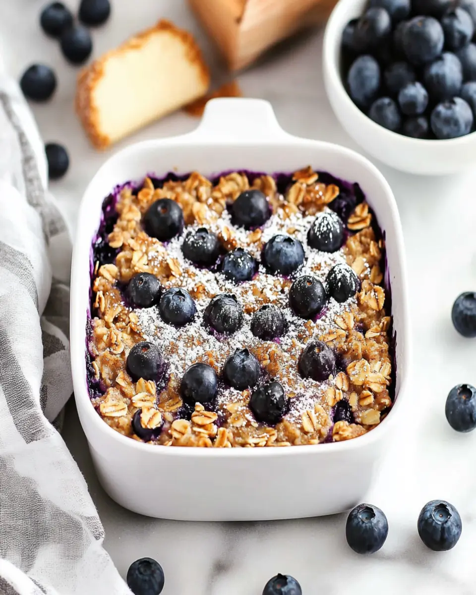 Blueberry Baked Oatmeal First Image First Image