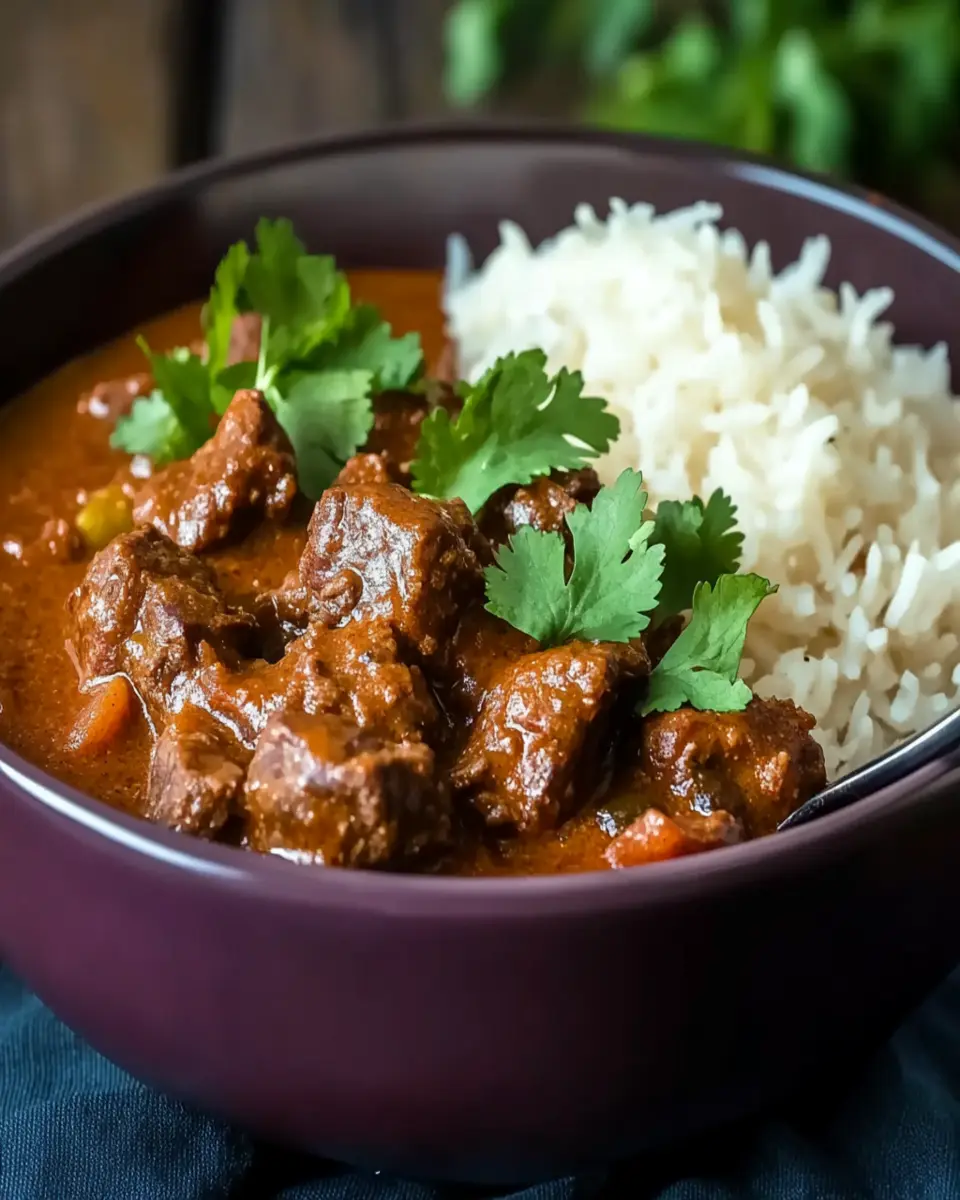 Slow Cooker Indian Beef Curry: A Cozy Comfort Dish First Image First Image