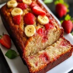 Irresistibly Moist Strawberry Banana Bread Recipe First Image First Image