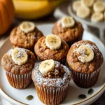 Easy Pumpkin Banana Bread Muffins (Delicious & Moist) First Image First Image