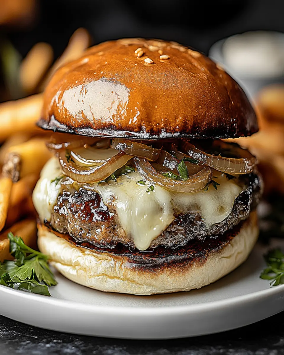 Irresistible French Onion Soup Burgers Recipe to Savor First Image First Image