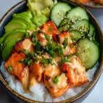 Spicy Salmon Sushi Rice Bowl First Image First Image