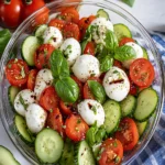 Easy Cucumber Mozzarella Salad First Image First Image
