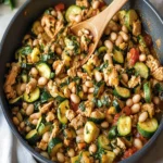 Healthy Turkey Skillet with Zucchini and White Beans First Image First Image