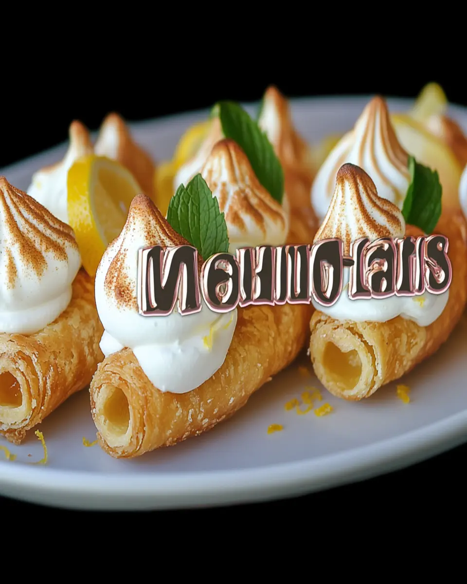 Lemon Meringue Pie Cannoli Recipe First Image First Image