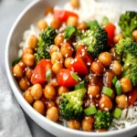 General Tso’s Chickpea Stir Fry First Image First Image