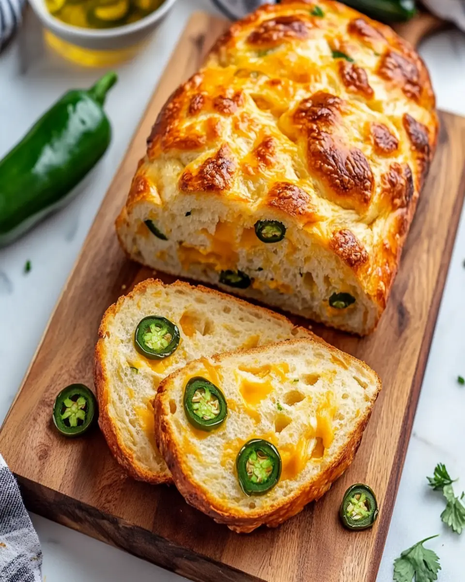 No Knead Cheddar Jalapeño Bread First Image First Image