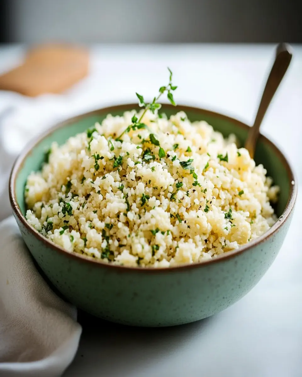 How to Make Cauliflower Rice First Image First Image