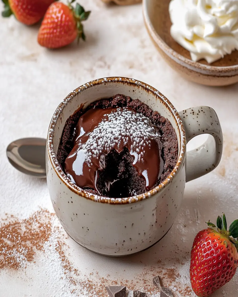 Chocolate Molten Lava Cake in a Mug First Image First Image