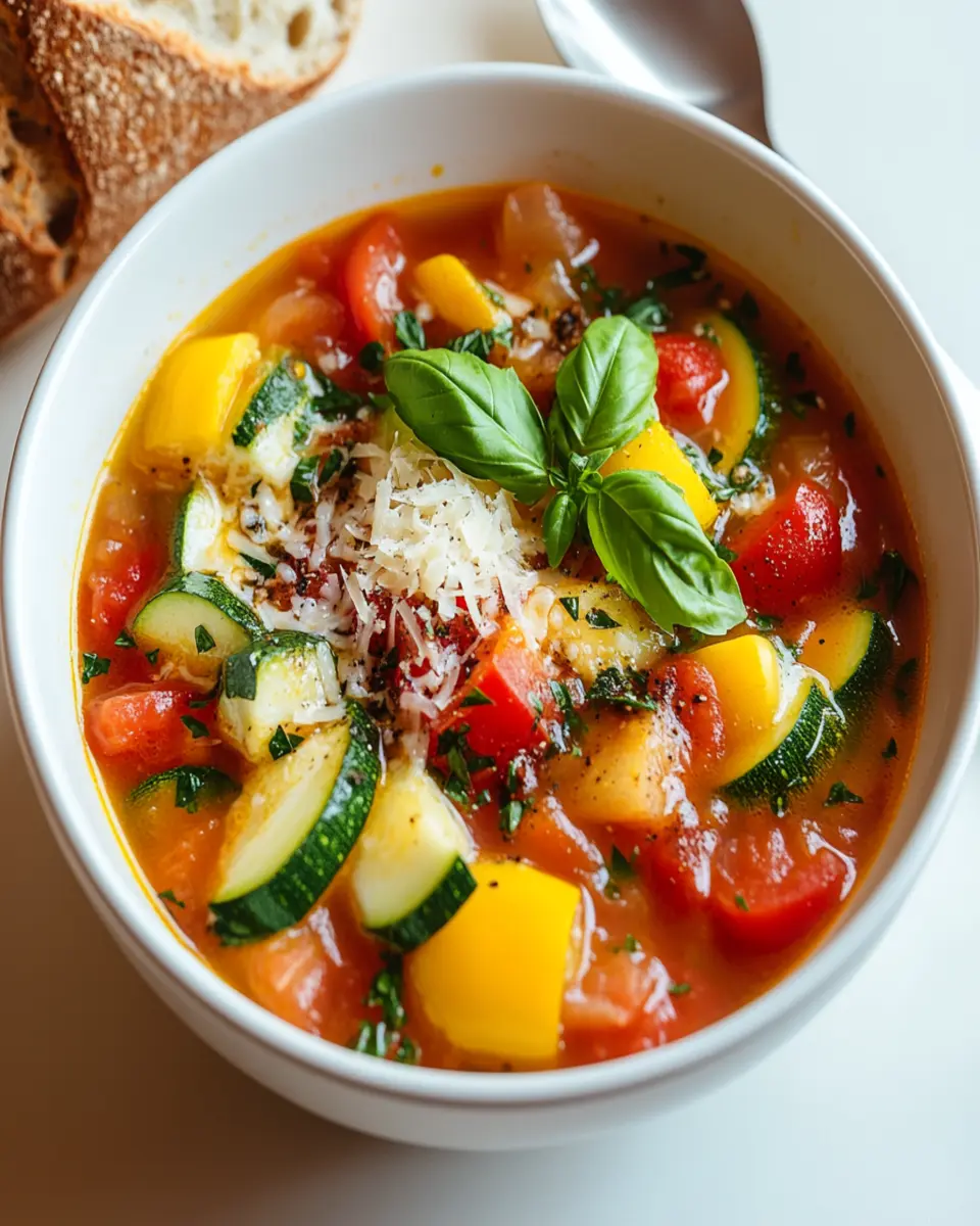 Italian Summer Soup First Image First Image