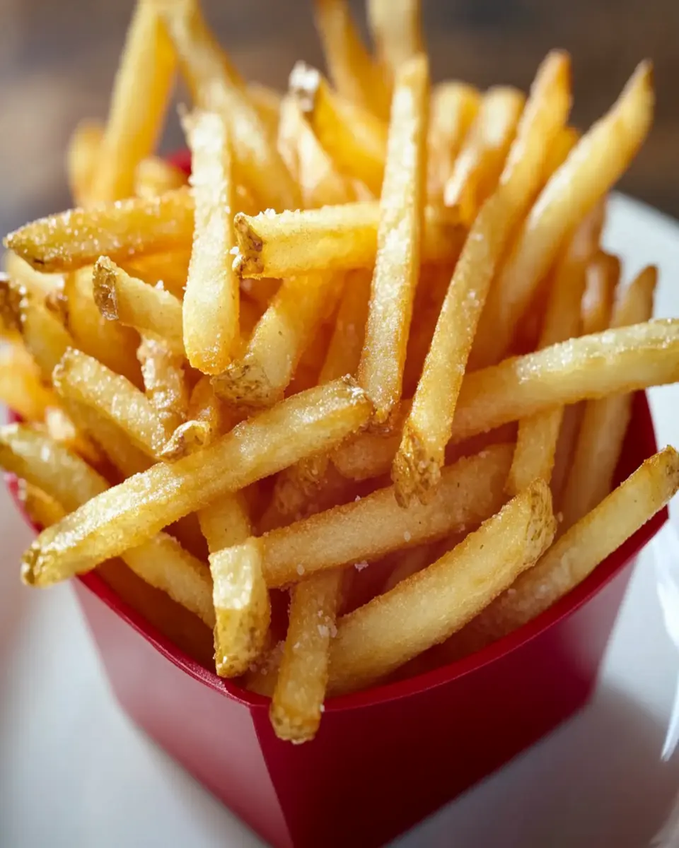 Homemade McDonald’s French Fries First Image First Image