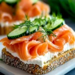Irresistible Smoked Salmon Sandwich with Cream Cheese Recipe First Image First Image