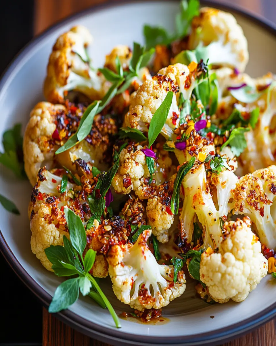 Chili Crisp Cauliflower First Image First Image