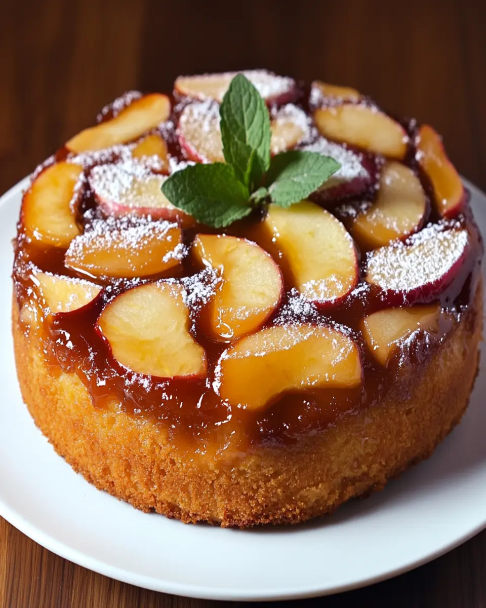 Irresistible Apple Upside Down Cake That Will Wow Everyone First Image First Image