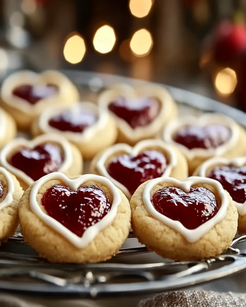 Irresistible Heart Thumbprint Cookies for Every Occasion First Image First Image