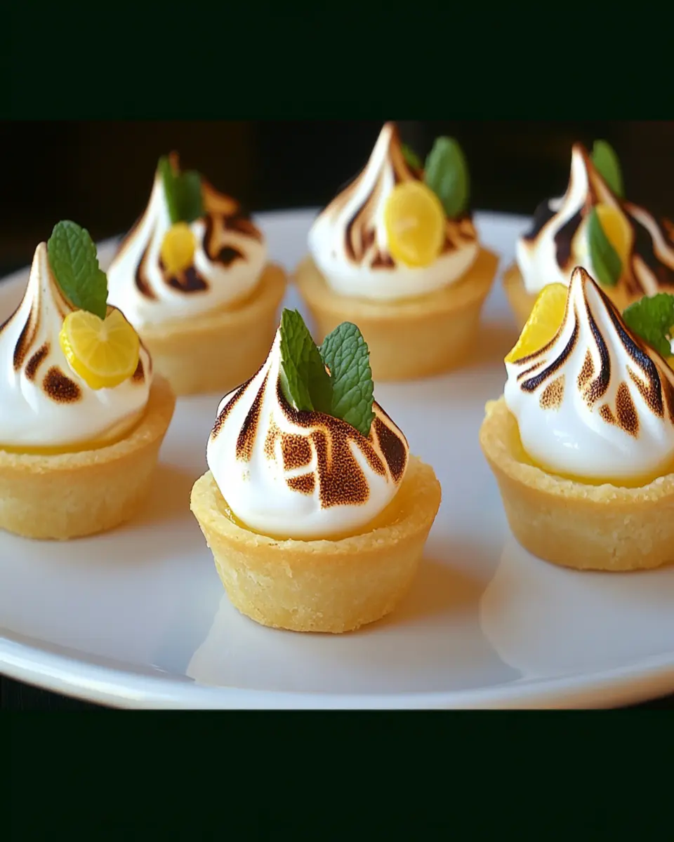 Mini Lemon Meringue Tarts Recipe First Image First Image