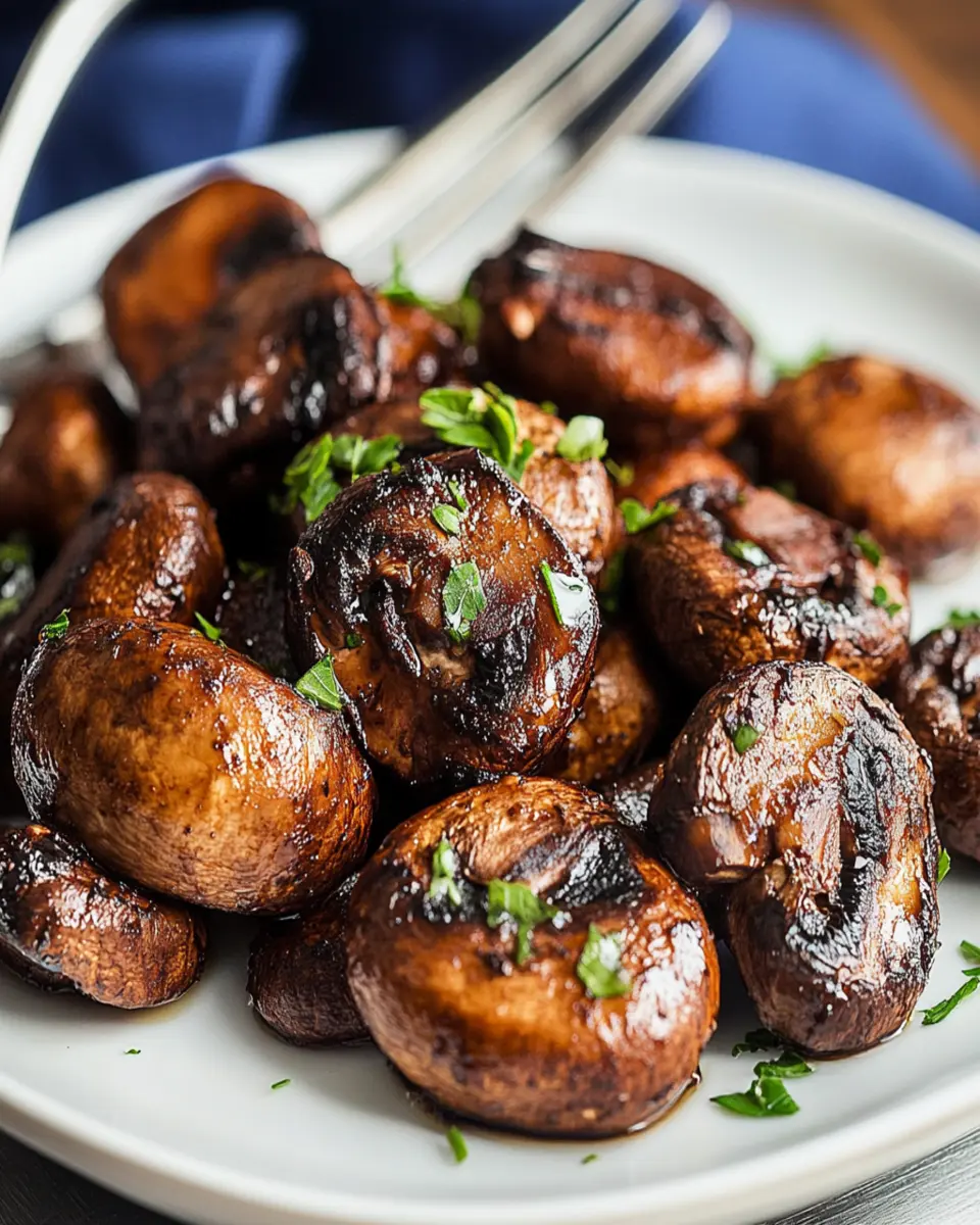 Smoked Mushrooms (Pellet Grill Recipe) First Image First Image