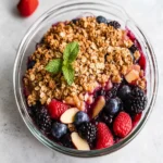 Healthy Mixed Berry Crisp (Easy, Naturally Sweetened) First Image First Image