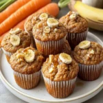 Healthy Carrot and Banana Muffins (Easy & Fluffy) First Image First Image