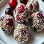 Irresistible Cherry Cranberry Energy Bites in Just 15 Minutes First Image First Image