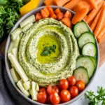 Easy Spinach Artichoke Hummus First Image First Image