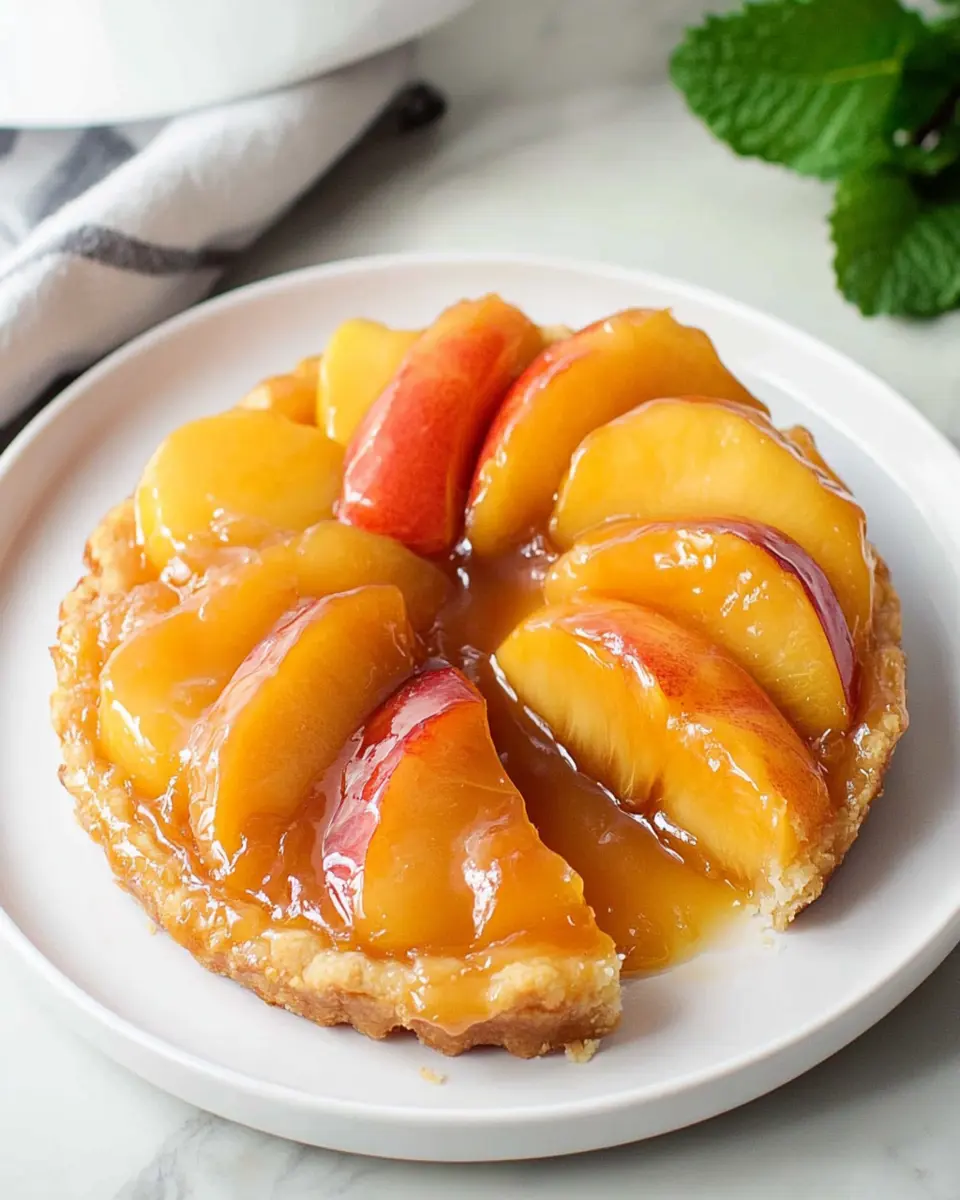 Peach Tarte Tatin First Image First Image