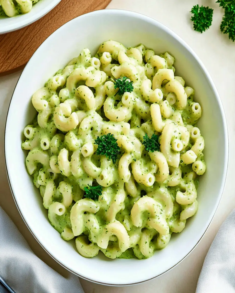 Green Mac and Cheese First Image First Image