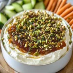 5 Minute Goat Cheese Dip with Fig Jam & Pistachios First Image First Image