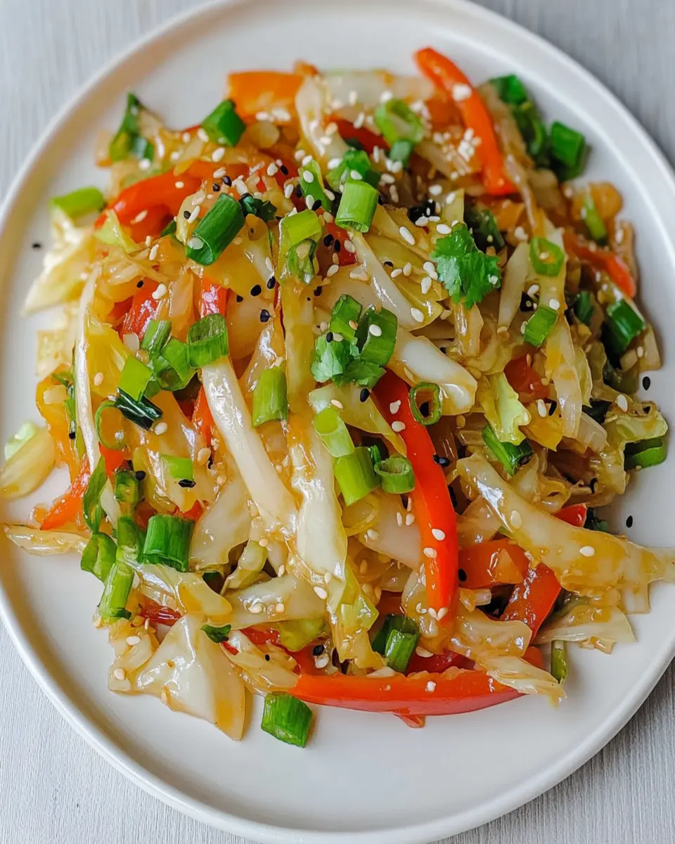 Easy Asian Cabbage Stir Fry (15 Minutes, Better Than Takeout) First Image First Image
