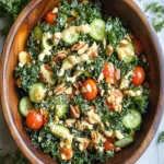 Simple Kale Harvest Salad with Maple Tahini Dressing First Image First Image