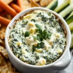 Easy Healthy Spinach Artichoke Dip – With Greek Yogurt First Image First Image