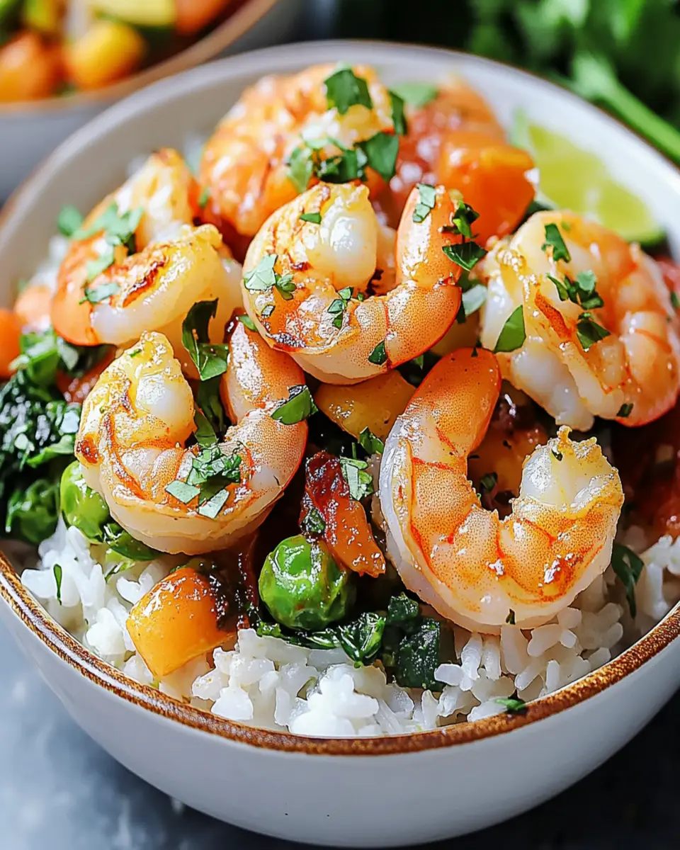 Flavorful Shrimp Rice Bowls: A Quick Weeknight Delight First Image First Image