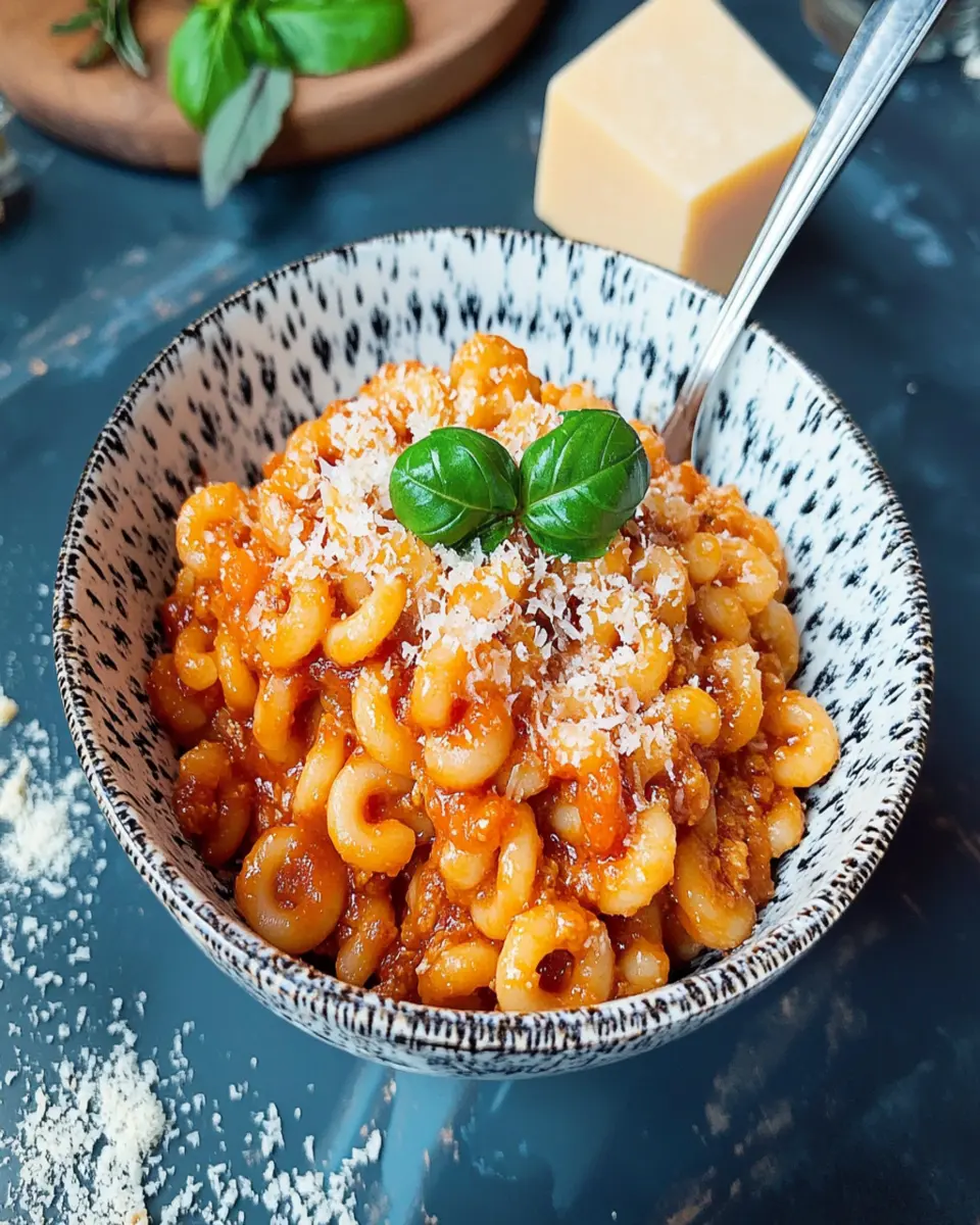 One-Pot Homemade Italian SpaghettiOs (Just Like Mom Made) First Image First Image