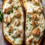 Chicken Alfredo Garlic Bread First Image First Image