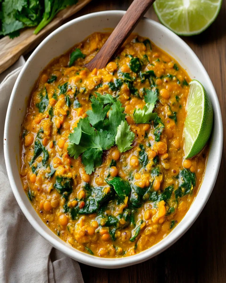 Spinach Lentil Curry First Image First Image