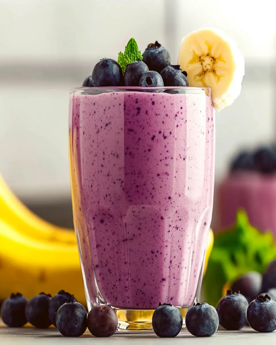Blueberry Banana Smoothie First Image First Image