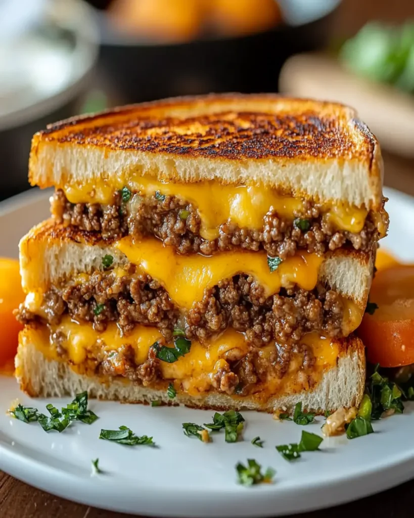 Ultimate Cheesy Ground Beef Melt First Image First Image