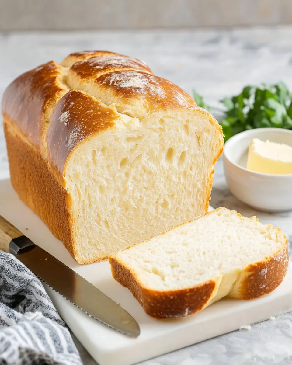 Homemade White Bread First Image First Image