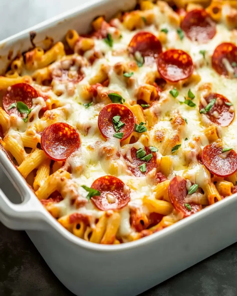 Easy Pizza Pasta Bake First Image First Image
