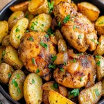 Garlic Butter Chicken and Potatoes First Image First Image