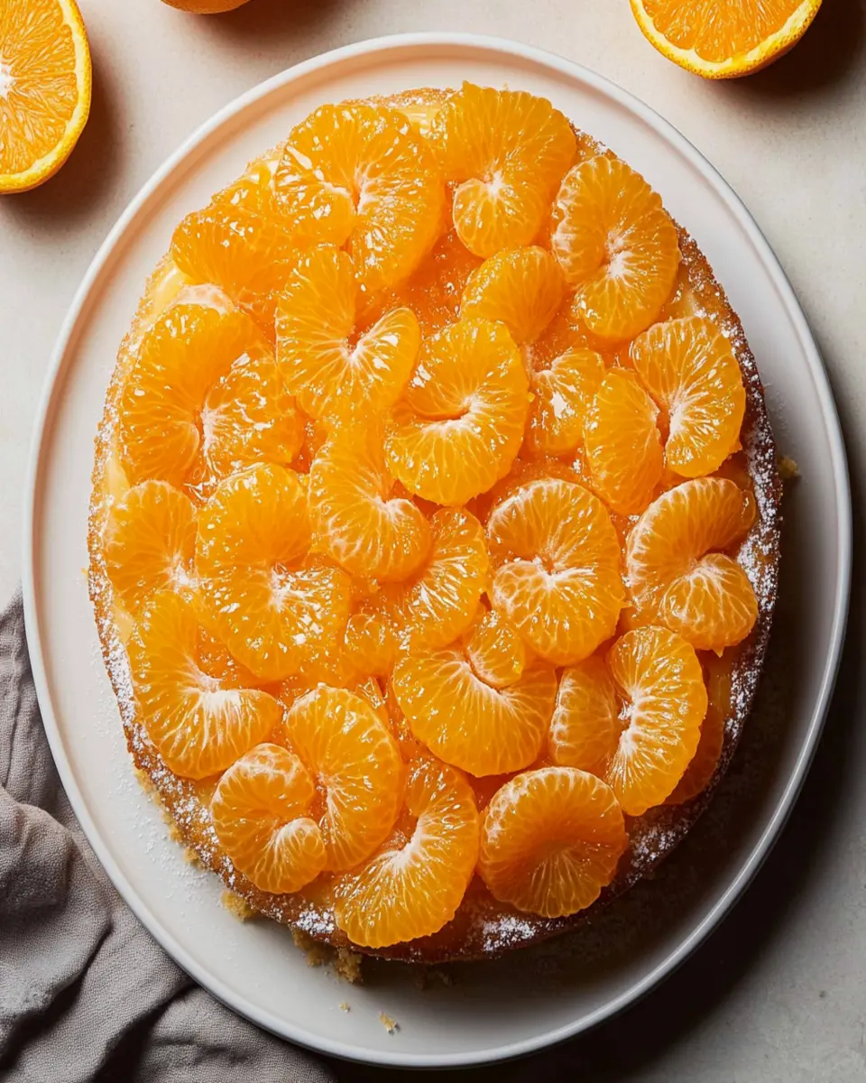 Upside-Down Mandarin Cake First Image First Image