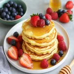 Fluffy Greek Yogurt Pancakes First Image First Image