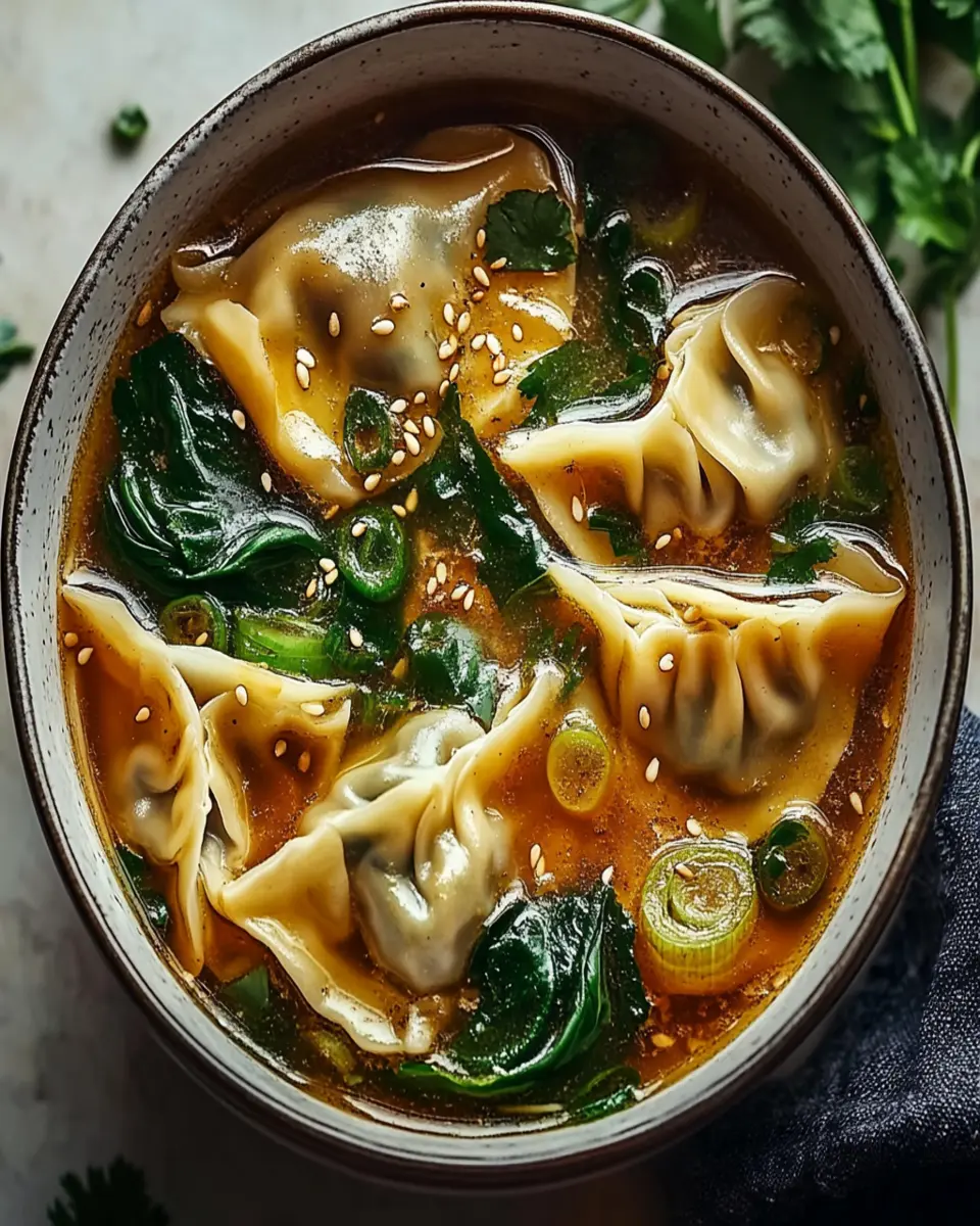 Comforting Beef Potsticker Soup for Cozy Nights First Image First Image