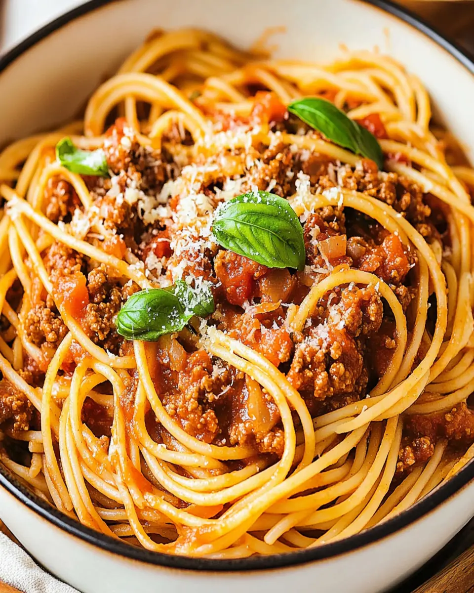 Shortcut Spaghetti and Meat Sauce First Image First Image